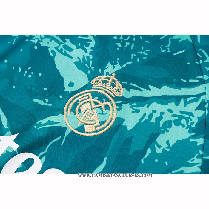 Chandal del Real Madrid 26-27 Manga Corta Verde - Pantalon Corto